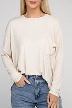 Load image into Gallery viewer, ZENANA Washed Ribbed Dolman Sleeve Round Neck Top