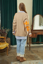Load image into Gallery viewer, Davi &amp; Dani Plush Argyle Button Front Loose Fit Knit Cardigan