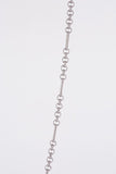 Lilou Clip chain bracelet and necklace set- silver