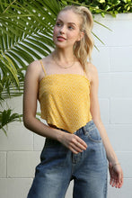 Load image into Gallery viewer, Lilou SL yellow floral tank top