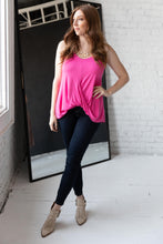 Load image into Gallery viewer, White Birch Think Pink Tank