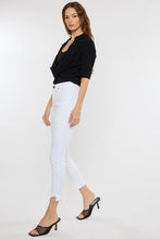 Load image into Gallery viewer, Kan Can USA High Rise Hem Detail Ankle Skinny Jeans - KC7267WT