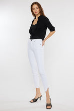 Load image into Gallery viewer, Kan Can USA High Rise Hem Detail Ankle Skinny Jeans - KC7267WT