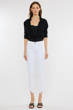 Load image into Gallery viewer, Kan Can USA High Rise Hem Detail Ankle Skinny Jeans - KC7267WT