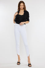 Load image into Gallery viewer, Kan Can USA High Rise Hem Detail Ankle Skinny Jeans - KC7267WT