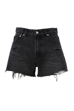 Load image into Gallery viewer, Lilou Distressed denim shorts