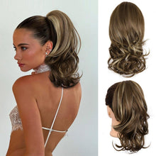 Load image into Gallery viewer, 14 Inch Curly Ponytail Extension, Wavy Pony Tail, 18C-198H004