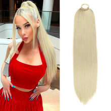 Load image into Gallery viewer, Ponytail Extension Blonde 26" Pony Tail Hair Extensions Straight, 18C185H003