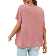Load image into Gallery viewer, Batwing Short Sleeve Casual Pleated Maternity Top, Small, 22J-201T003