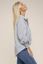 Load image into Gallery viewer, Nuvi Apparel Striped raglan sleeve shirt