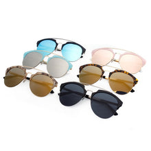 Load image into Gallery viewer, Women Round Cat Eye Fashion Sunglasses