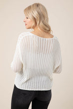 Load image into Gallery viewer, Lilou Variegated rib V neck sweater