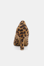 Load image into Gallery viewer, Beast Fashion Faux Suede Leopard Point Toe Pumps