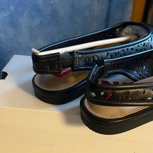 Load image into Gallery viewer, UNIONBAY Women's Black Cut-Out Slingback Flats, sz 6.5m, SL2-129S012
