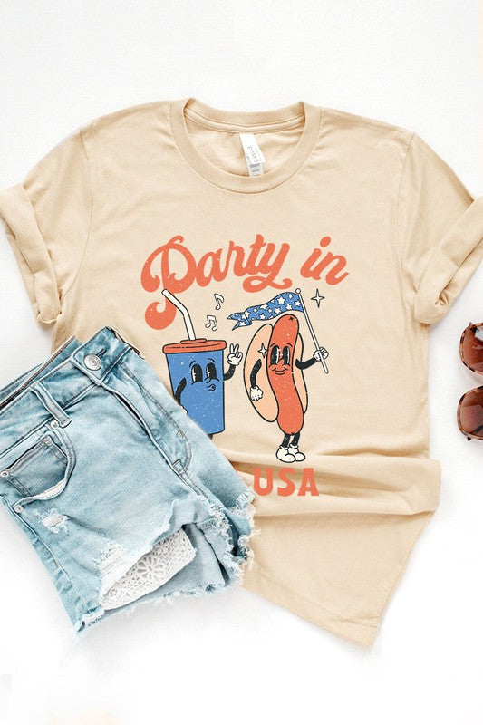 PARTY IN THE USA UNISEX SHORT SLEEVE