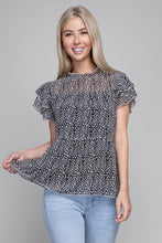 Load image into Gallery viewer, Nuvi Apparel Tiered chiffon blouse