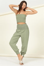 Load image into Gallery viewer, HYFVE LET LOVE SMOCKED TOP AND TROUSERS SET