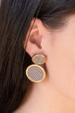 Lovoda Going Places Circle Drop Earrings