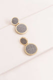 Lovoda Going Places Circle Drop Earrings