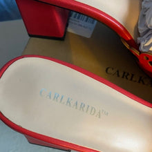 Load image into Gallery viewer, Call It Spring Scarlet Heeled Sandals, sz 7.5, SL3-1312s003