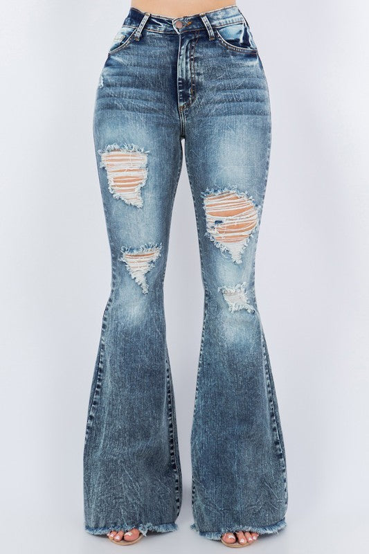 GJG Denim Storm Bell Bottom Jean