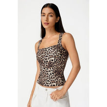 Load image into Gallery viewer, Square Neck Sleeveless Slim Fitted Going Out Shirt Tank, SIZE XS, 4I-177T001