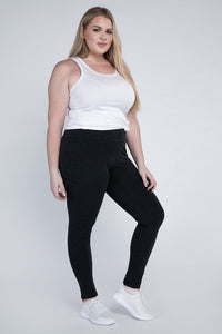 Ambiance Apparel Plus Everyday Leggings with Pockets