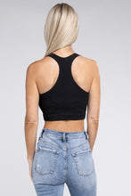 Load image into Gallery viewer, ZENANA Ribbed Cropped Racerback Tank Top