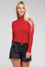 Load image into Gallery viewer, Ambiance Apparel Long-Sleeve Turtleneck Bodysuit