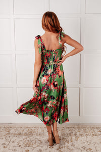 Jodifl A Little While Longer Dress in Green