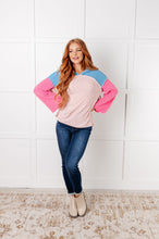 Load image into Gallery viewer, One Eleven North A-Tisket A-Tasket Color Block Pullover