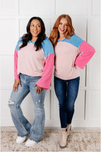 Load image into Gallery viewer, One Eleven North A-Tisket A-Tasket Color Block Pullover
