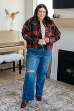Load image into Gallery viewer, Haptics Already There Plaid Shacket