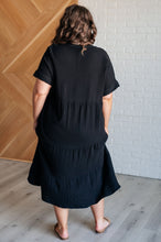 Load image into Gallery viewer, VERY J Always Learning Dolman Sleeve Dress in Black