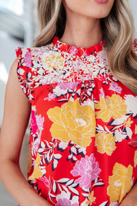 Andree By Unit Among The Flowers Floral Top
