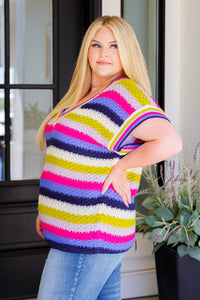 Jodifl Another One V-Neck Striped Top