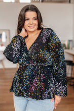 Load image into Gallery viewer, WHITE BIRCH As It Happened Faux Wrap Top