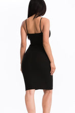 Load image into Gallery viewer, Ribbed Cami Soft Bodycon Dress (CAPELLA)