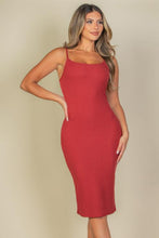 Load image into Gallery viewer, Ribbed Cami Soft Bodycon Dress (CAPELLA)