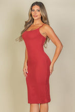 Load image into Gallery viewer, Ribbed Cami Soft Bodycon Dress (CAPELLA)