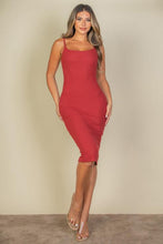 Load image into Gallery viewer, Ribbed Cami Soft Bodycon Dress (CAPELLA)