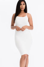 Load image into Gallery viewer, Ribbed Cami Soft Bodycon Dress (CAPELLA)