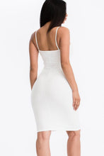 Load image into Gallery viewer, Ribbed Cami Soft Bodycon Dress (CAPELLA)