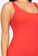 Load image into Gallery viewer, Ribbed Back Slit Bodycon Dress (CAPELLA)