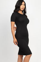 Load image into Gallery viewer, Ribbed Bodycon Midi Dress (CAPELLA)