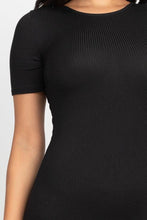 Load image into Gallery viewer, Ribbed Bodycon Midi Dress (CAPELLA)
