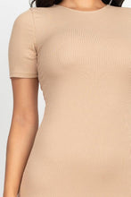 Load image into Gallery viewer, Ribbed Bodycon Midi Dress (CAPELLA)