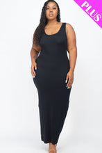 Load image into Gallery viewer, Plus Size Solid Basic Maxi Dress (CAPELLA)