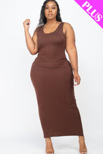 Load image into Gallery viewer, Plus Size Solid Basic Maxi Dress (CAPELLA)
