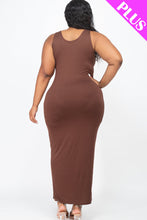 Load image into Gallery viewer, Plus Size Solid Basic Maxi Dress (CAPELLA)